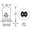 6 Volt 45/40W BPF DC P36D base Headlamp bulb